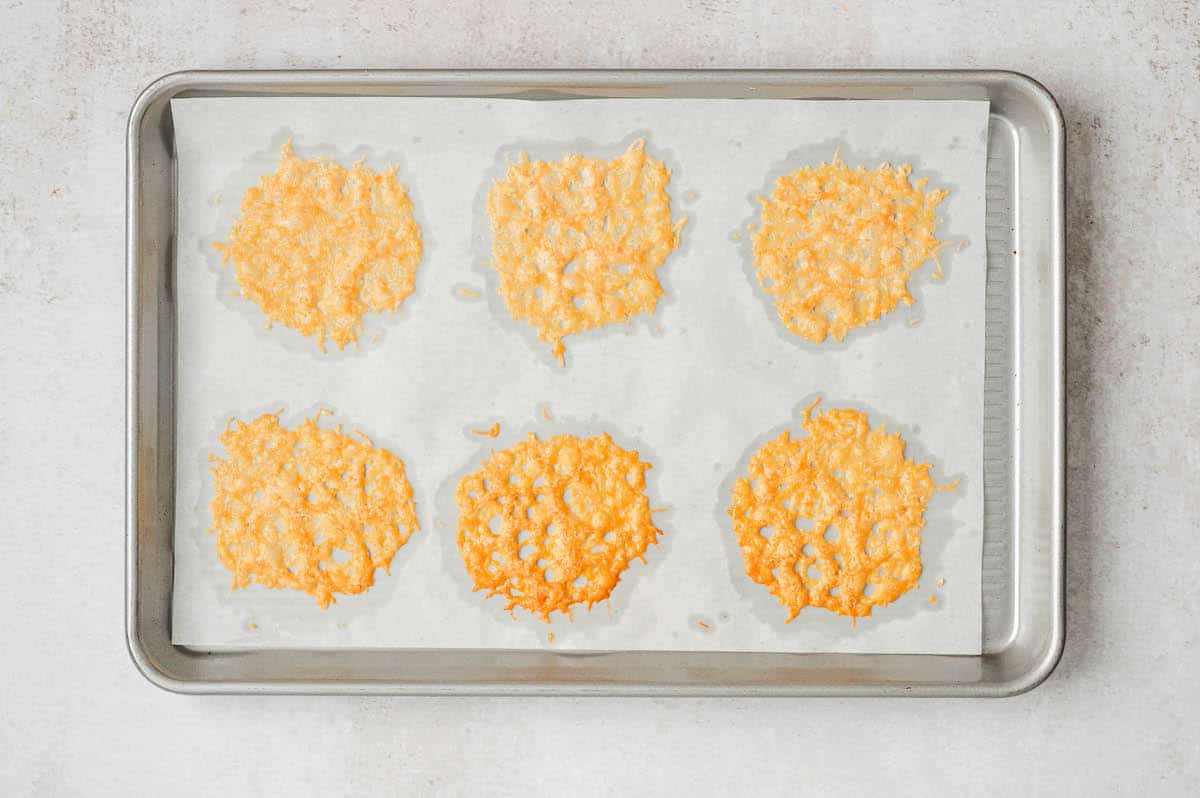 Elevate Meals: Versatile Parmesan Crisps for Snacks, Salads & Garnish